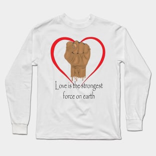 Fist with a heart Long Sleeve T-Shirt